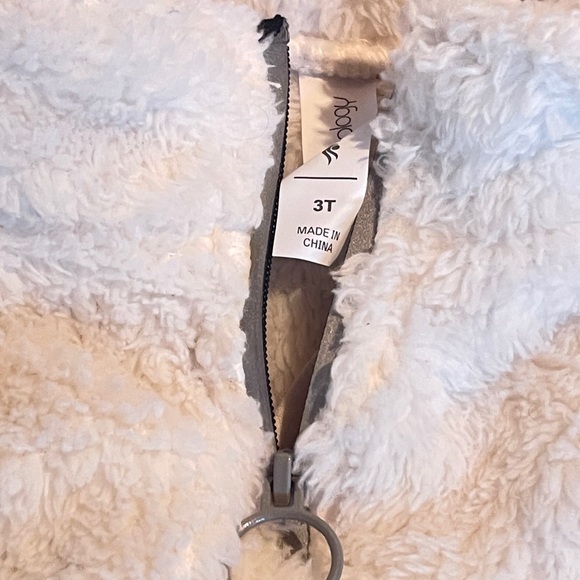 Ideology Toddler Girls Fuzzy Soft Pullover 1/4 Zip White Size 3T Polyester B - Picture 4 of 5